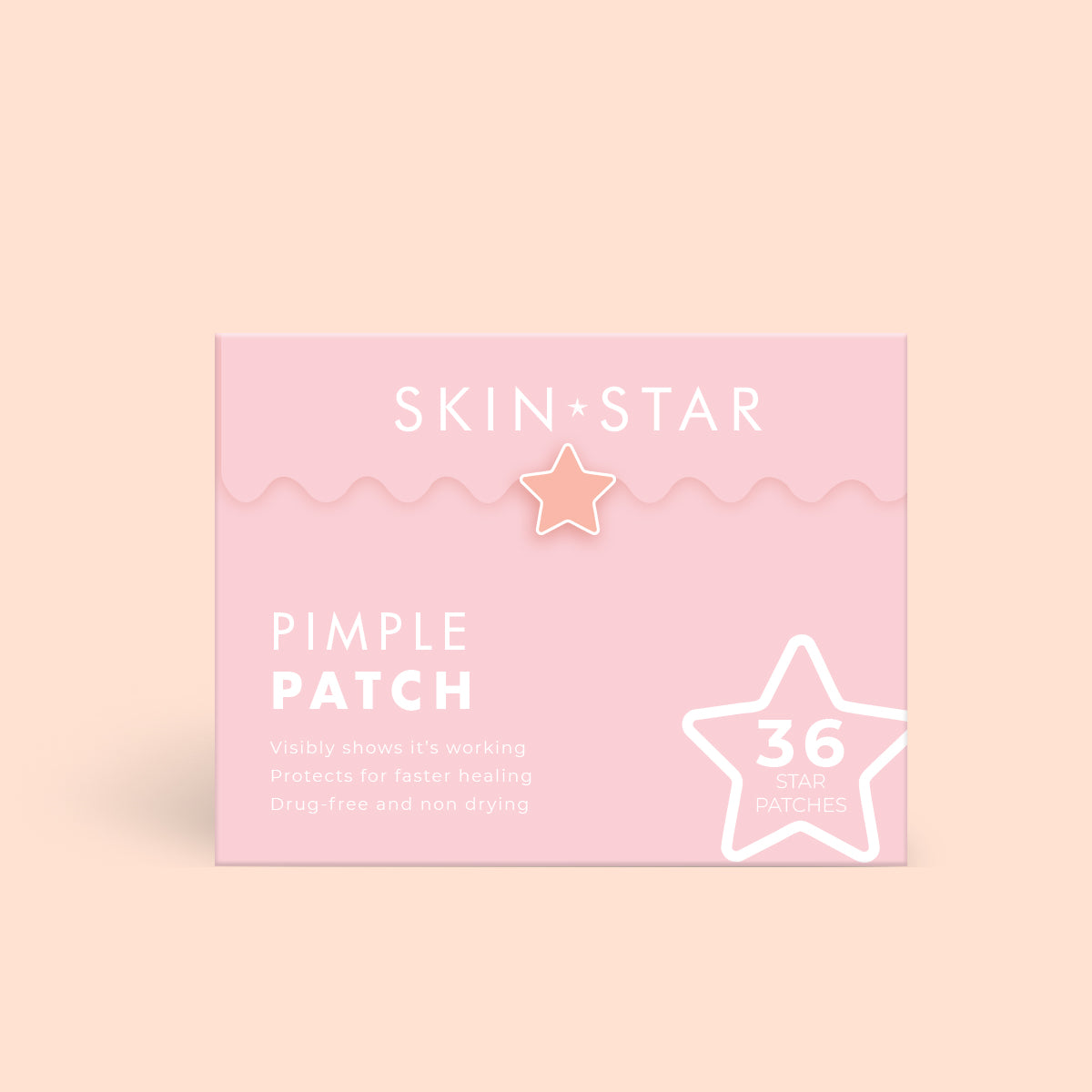 StarPatch - 36 Pink Pimple Patches
